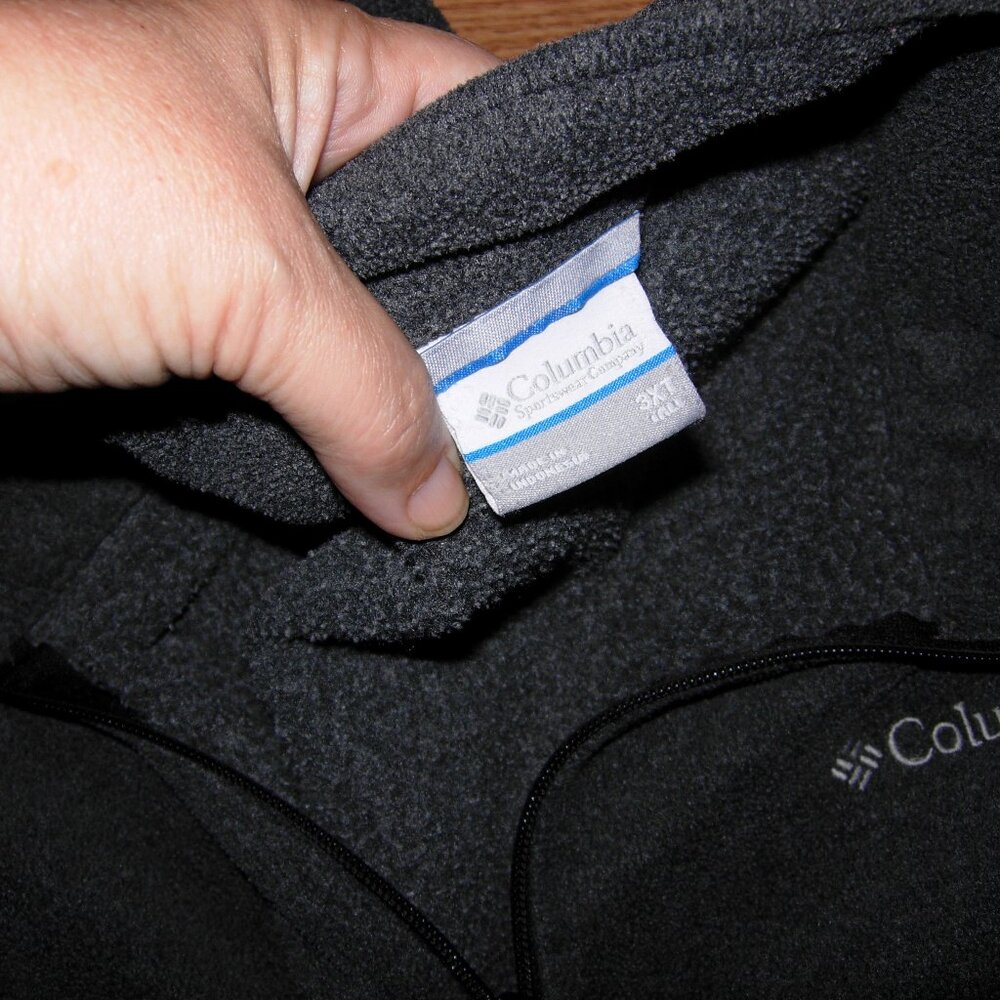 Columbia Gray Fleece 1/4 Zip Top 3XT - Picture 4 of 4